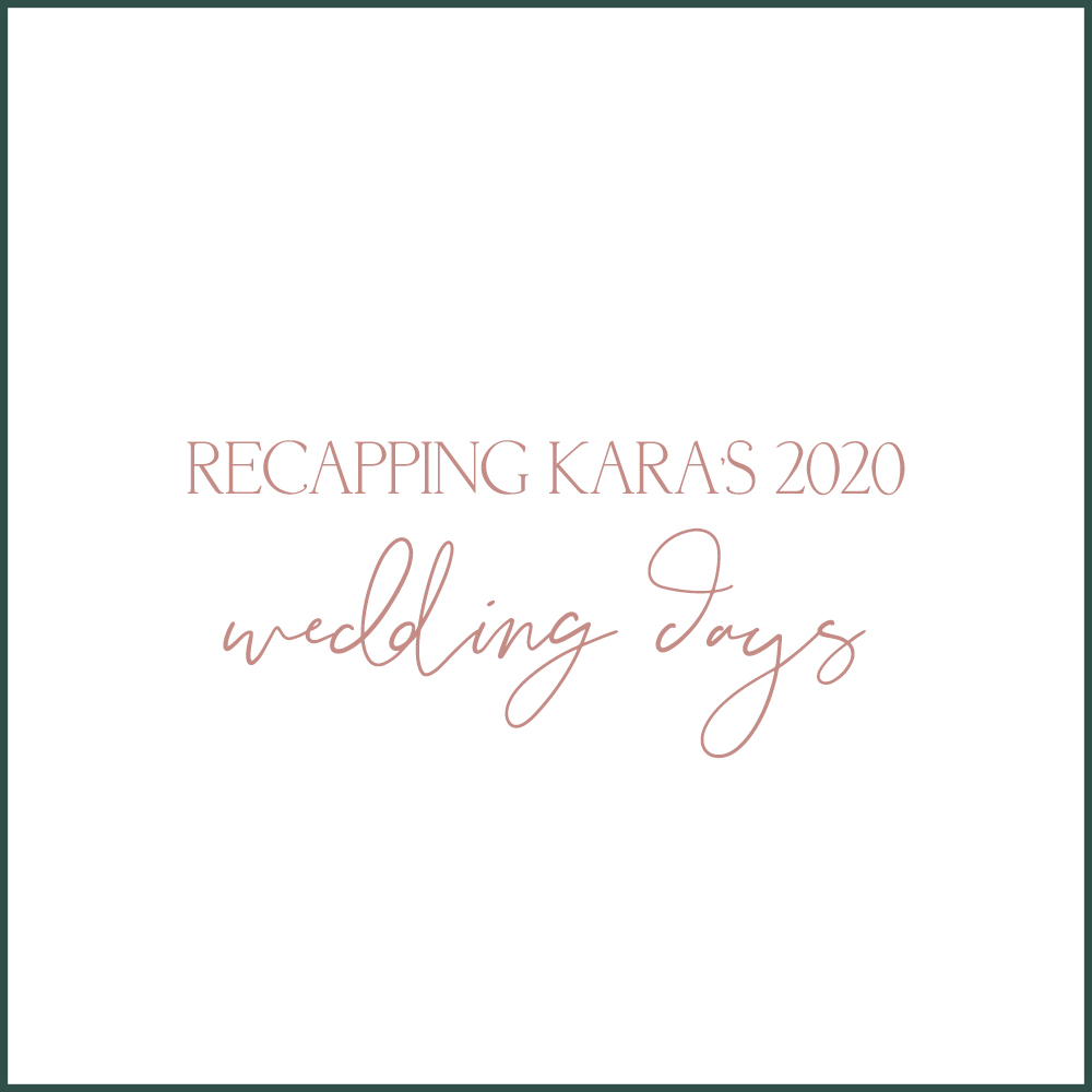 Chicagoland wedding photographer Kara Evans Photographer's recap of the 2020 wedding season throughout Chicagoland and Kankakee County.