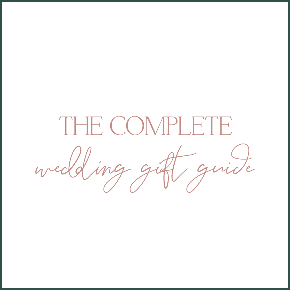 The complete wedding gift guide for your spouse-to-be, parents, and wedding party with Chicago wedding photographer Kara Evans Photographer.