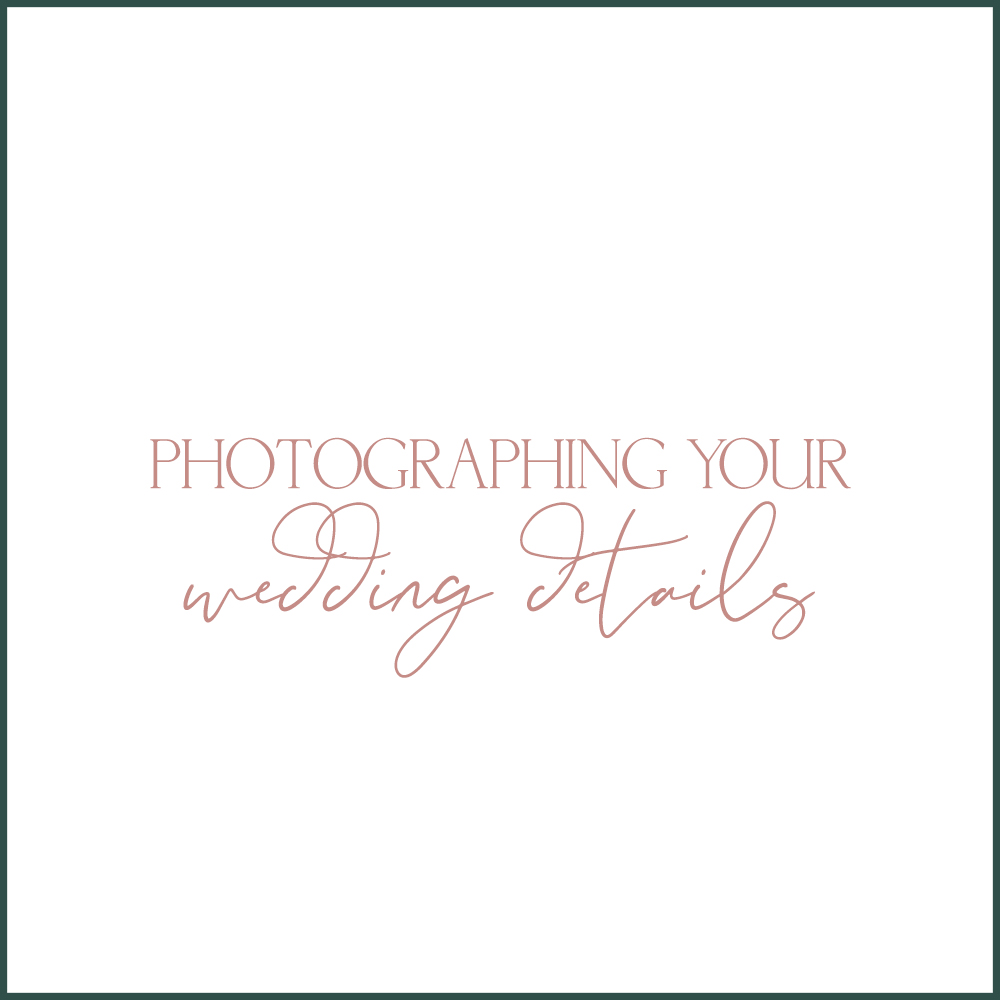 Why it's important to photograph your wedding details on your big day with Chicagoland wedding photographer Kara Evans Photographer.