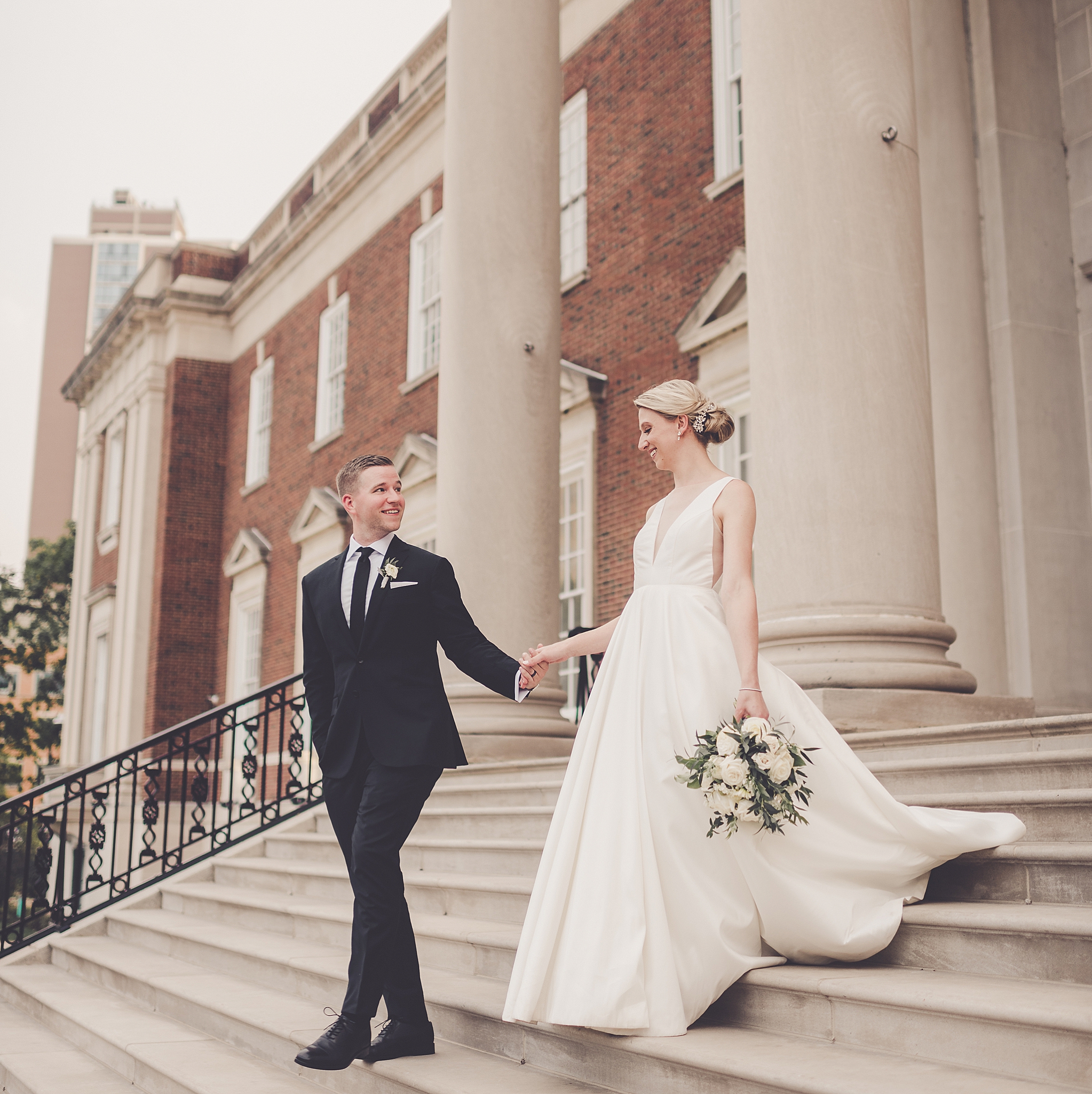 Jill and Ryan's elegant Loyola University & Chicago History Museum wedding day with Chicagoland wedding photographer Kara Evans Photographer.