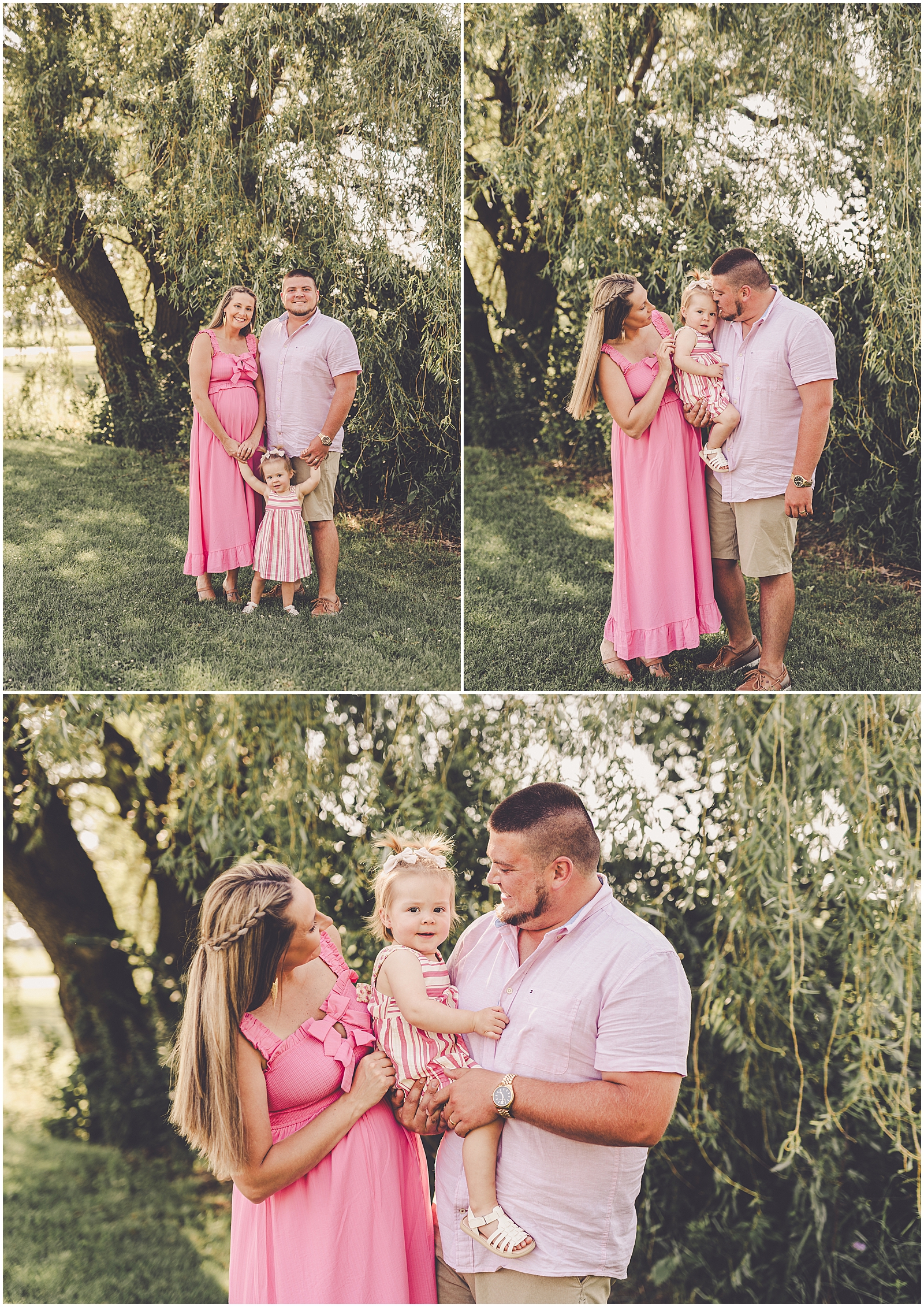 Summer family photos for the Koch family with Bourbonnais family photographer and Kankakee County photographer Kara Evans Photographer.
